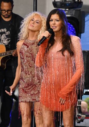 NEW YORK, NY- SEPTEMBER 1: Kimberly Schlapman and Karen Fairchild pictured as Little Big Town performs on NBC™s Today Citi Concert Series at Today Plaza on September 1, 2026 in New York City. Copyright: xmpi099 MediaPunchx