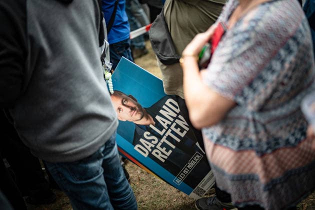 Demokratiefest Haldensleben mit dem AfD-Spitzenkandidaten Ulrich Siegmund, der rund drei Stunden vor Ort teilnimmt;Wahlkampfveranstaltung AfD Demokratiefest in Haldensleben Landtagswahl Sachsen-Anhalt 2026, Haldensleben Sachsen-Anhalt Deutschland Schützenhaus der Schützengilde *** Haldensleben Democracy Festival featuring AfD lead candidate Ulrich Siegmund, who will be on site for about three hours; AfD campaign event at the Democracy Festival in Haldensleben; 2026 Saxony-Anhalt state election; Haldensleben, Saxony-Anhalt, Germany; Schützenhaus of the Schützengilde