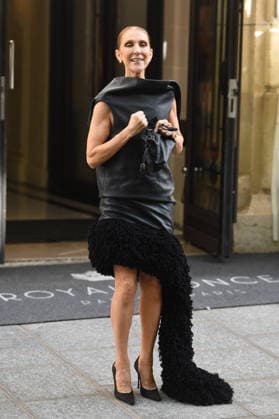 Celine Dion Outside The Royal Monceau - Paris Celine Dion outside the Le Royal Monceau hotel greeted by her fans who sing her one of her songs in Paris, France on September 1, 2026. Photo by Florian Poitout ABACAPRESS.COM Paris France  Copyright: xPoitoutxFlorian ABACAx