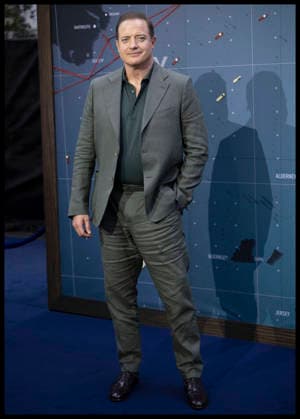 . 01 09 2026. London, United Kingdom. Brendan Fraser, who plays General Dwight Eisenhower, arriving at the Pressure premiere in London.  xStephenxLockx xi-Imagesx IIM-26973-0022