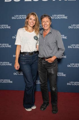 Les Heros Du Louvre Premiere - Paris AJ France Televisions host Antoine de Maximy and his wife Magali Benet attend the photocell of the « Les Heros Du Louvre » Paris Premiere at Cinema l Arlequin on September 1, 2026 in Paris, France. Photo by Alexis Jumeau ABACAPRESS.COM Paris France  Copyright: xJumeauxAlexis ABACAx