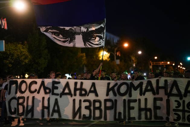 News Bilder des Tages #2 Several thousand people at a rally to mark the death of Ratko Mladic People march to pay tribute to convicted war criminal Ratko Mladic after his death on September 01, 2026. in Banja Luka, Republika Srpska, Bosnia and Herzegovina. Ratko Mladic, the former commander of the Main Staff of the Army of Republika Srpska, has died at 84 while serving a life sentence for genocide, crimes against humanity and war crimes at the UN Detention Centre in The Hague.  DejanxRakita PIXSELL
