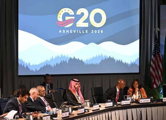 G20 Finance Ministers and Central Bank Governors Meeting In Asheville, North Carolina ASHEVILLE, USA - SEPTEMBER 1: World leaders in finance take part in the second day of the G20 summit of the Finance Ministers and Central Bank Governors Meeting at the Omni Grove Park Inn in Asheville, NC, United States on September 01, 2026. US Treasury Secretary Scott Bessent is hosting a two-day meeting of the Group of 20 world leaders in finance. Peter Zay Anadolu North Carolina United States. Editorial use only. Please get in touch for any other usage.  Copyright: x2026xAnadoluxPeterxZayx