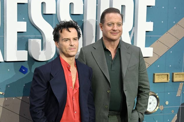 Celebrities attend the European premiere of Pressure in London, United Kingdom Featuring: Andrew Scott, Brendan Fraser Where: London, United Kingdom When: 01 Sep 2026 Credit: Cover Images EDITORIAL USE ONLY. NOT FOR USE BY NEWSPAPERS BASED IN THE UK. Copyright: xx coverimg55964585