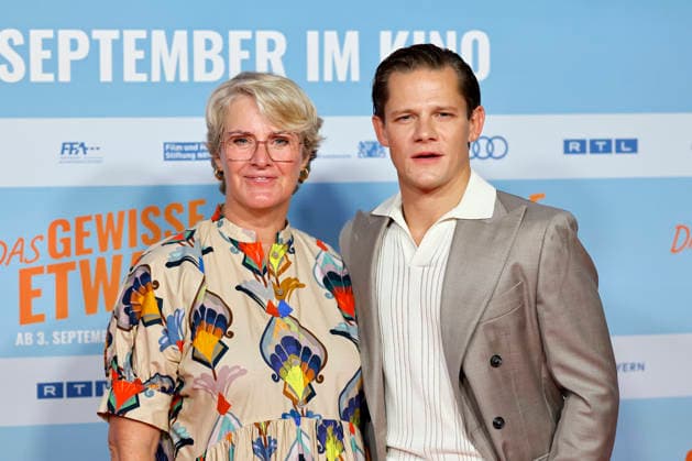 Produzentin Viola Jäger und Schauspieler Max von der Groeben bei der NRW-Premiere von Das gewisse Etwas im Cinedom-Kino in Köln. Köln, 01.09.2026 NRW Deutschland *** Producer Viola Jäger and actor Max von der Groeben at the NRW premiere of *Das gewisse Etwas* at the Cinedom cinema in Cologne, Cologne, September 1, 2026, NRW, Germany Copyright: xChristophxHardtx