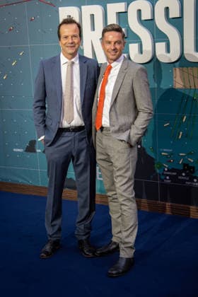 Pressure European Premiere at Odeon Luxe Leicester Square in London - 01 Sep 2026 Lucas Webb (R) attends the European Premiere of Pressure at Odeon Luxe Leicester Square. London United Kingdom Copyright: xLoredanaxSangiulianox xSOPAxImagesx LSangiuliano-5222