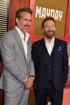 NEW YORK, NY - SEPTEMBER 1: Ryan Reynolds and Kenneth Branagh at the Apple TV Original films™ premiere of Mayday on September 1, 2026 at AMC Lincoln Square in New York City. Copyright: xmpi099 MediaPunchx