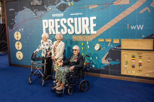 September 1, 2026, London, United Kingdom: Ruth Barnwell, Dorothea Barron and Marie Scott attend the European Premiere of Pressure at Odeon Luxe Leicester Square. London United Kingdom - ZUMAs197 20260901_aaa_s197_151 Copyright: xLoredanaxSangiulianox