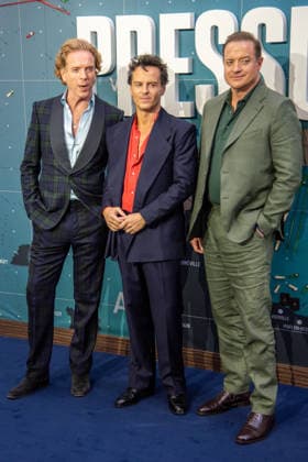 September 1, 2026, London, United Kingdom: (L-R) Andrew Scott, Brendan Fraser and Damian Lewis attend the European Premiere of Pressure at Odeon Luxe Leicester Square. London United Kingdom - ZUMAs197 20260901_aaa_s197_158 Copyright: xLoredanaxSangiulianox