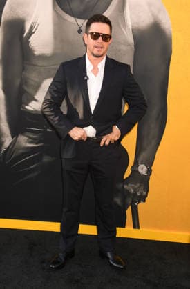 LOS ANGELES, CA - SEPTEMBER 1: Mark Wahlberg at the LA premiere of By Any Means on September 1, 2026 at Paramount Theatre in Los Angeles, California. Copyright: xJeffreyxMayerx
