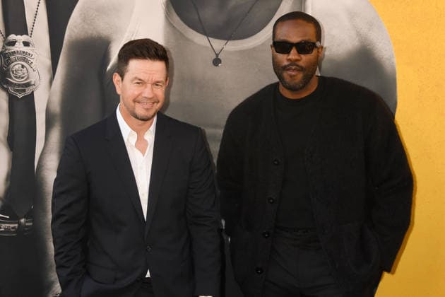 LOS ANGELES, CA - SEPTEMBER 1: Mark Wahlberg and Yahya Abdul-Mateen II at the LA premiere of By Any Means on September 1, 2026 at Paramount Theatre in Los Angeles, California. Copyright: xJeffreyxMayerx