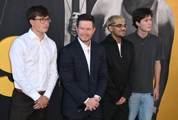 ˜By Any Means™ Los Angeles Premiere Michael Wahlberg, Mark Wahlberg, Mikyle Rafiq and Brendan Joseph Wahlberg arriving to the By Any Means Los Angeles premiere held at the Paramount Theatre on September 1, 2026 in Los Angeles, CA. Los Angeles Paramount Theatre California USA Copyright: xLeexWattx xAFF-USA.COMx