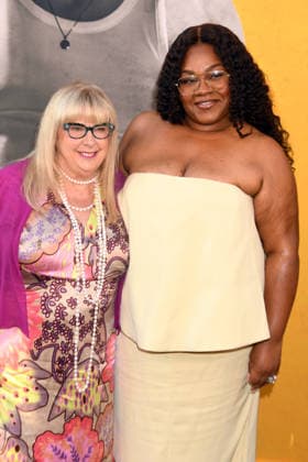 LOS ANGELES, CA - SEPTEMBER 1: Colleen Camp at the LA premiere of By Any Means on September 1, 2026 at Paramount Theatre in Los Angeles, California. Copyright: xJeffreyxMayerx