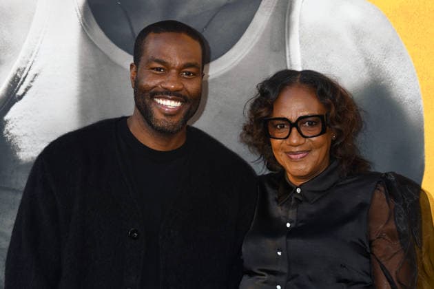 LOS ANGELES, CA - SEPTEMBER 1: Yahya Abdul-Mateen II and Mary Abdul-Mateen at the LA premiere of By Any Means on September 1, 2026 at Paramount Theatre in Los Angeles, California. Copyright: xJeffreyxMayerx