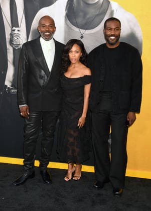 LOS ANGELES, CA - SEPTEMBER 1: Elegance Bratton, Nicole Beharie and Yahya Abdul-Mateen II at the LA premiere of By Any Means on September 1, 2026 at Paramount Theatre in Los Angeles, California. Copyright: xJeffreyxMayerx