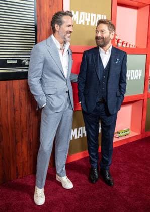 September 1, 2026, Bronx, New York, USA: Ryan Reynolds and Sir Kenneth Branagh attend premiere of Apple TV Original Films Mayday at AMC Lincoln Square in New York, NY on September 1, 2026. Bronx USA - ZUMAr339 20260901_znp_r339_062 Copyright: xLevxRadinx