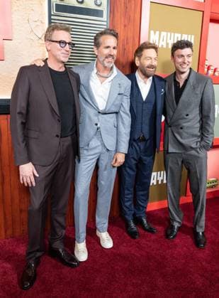 September 1, 2026, Bronx, New York, USA: Jonathan Goldstein, Ryan Reynolds, Sir Kenneth Branagh and John Francis Daley attend premiere of Apple TV Original Films Mayday at AMC Lincoln Square in New York, NY on September 1, 2026. Bronx USA - ZUMAr339 20260901_znp_r339_072 Copyright: xLevxRadinx