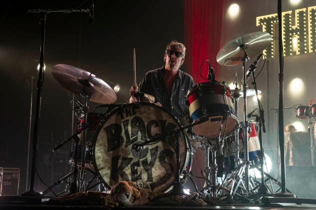 The Black Keys at O2 Academy Brixton 01 09 2026 American rock duo The Black Keys perform at O2 Academy Brixton in London on 1st September 2026 as part of their The Peaches n Kream World Tour 26 . Dan Auerbach lead vocals, guitars Patrick Carney drums, percussions, Credit:Zoran Veselinovic B4859 Avalon UK, London, O2 Academy Brixton  Copyright: xZoranxVeselinovicx xB4859x xAvalonx 1130011835