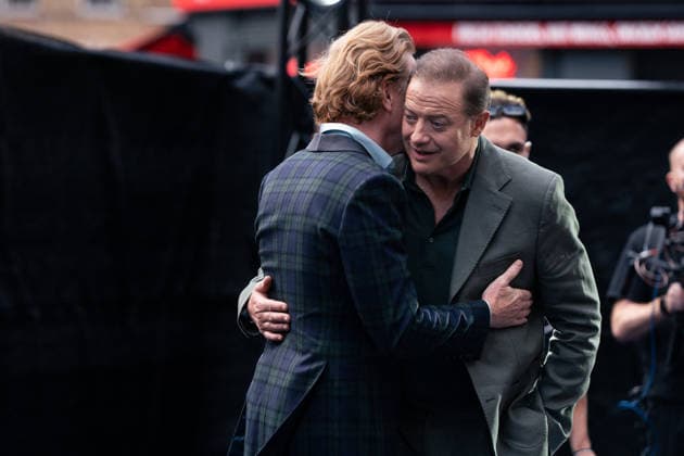 Pressure European Premiere - London Damian Lewis and Brendan Fraser attend the Pressure European Premiere at Odeon Luxe Leicester Square on September 01, 2026 in London, England. Photo by LouisPhotography ABACAPRESS.COM London United Kingdom  Copyright: xLounisPhotography ABACAx