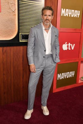 NEW YORK, NY, SEPTEMBER 1: Ryan Reynolds at the premiere of the Apple TV Original film *Mayday* on September 1, 2026, at AMC Lincoln Square in New York City. Credit: John Fycke, AdMedia 459305, 2026 09 01, New York, New York City  Copyright: xAdMediax STAR_459305_010