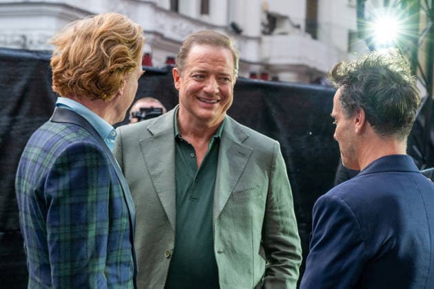 Damian Lewis, Brendan Fraser and Andrew Scott attends Pressure European Premiere at the Odeon Luxe, Leicester Square in London, England. UK. Tuesday 1st September 2026. Copyright: xJamesxWarrenx PRESSURE - EUROPEAN PREMIERE36