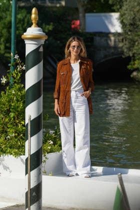 Barbara Ronchi arriving ahead of the 83rd Venice International Film Festival on September 1, 2026, in Venice, Italy. Lucia Sabatelli, Bestimage, Venice, Italy  Copyright: xLuciaxSabatellix xBestimagexLuciaxSabatellix xBestimagex