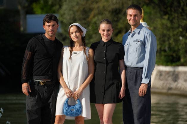 Aaron Altaras, Emilia Schule, Luna Wedler, and Lucas Englander arriving ahead of the 83rd Venice International Film Festival on September 1, 2026, in Venice, Italy. Lucia Sabatelli, Bestimage, Venice, Italy  Copyright: xLuciaxSabatellix xBestimagexLuciaxSabatellix xBestimagex