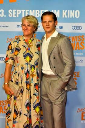 ABB Das gewisse Etwas : Max von der Groeben and Viola Jaeger appeared on the red carpet at the NRW Kino premiere of Das gewisse Etwas at the Cinedom movie theater on September 1, 2026, in Cologne, NRW, Germany