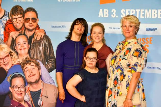 ABB GEWISSEETWAS: Jasmin Schwiers, Antonia Riet, Linn Bade, and Viola Jaeger appeared on the red carpet at the NRW Kino film premiere of *Das gewisse Etwas* at the Cinedom movie theater on September 1, 2026, in Cologne, North Rhine-Westphalia, Germany