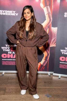 ABB FERNANDES Collien Fernandes at the Berlin preview of *That s Why The Lady Is a Champ* at the UCI LUXE East Side Gallery Berlin on September 1, 2026, in Berlin, Germany