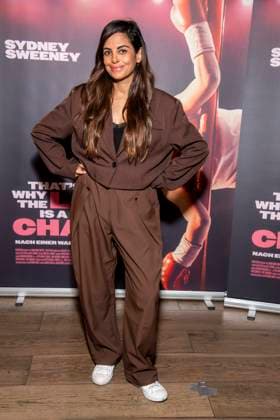 ABB FERNANDES Collien Fernandes at the Berlin preview of *That s Why The Lady Is a Champ* at the UCI LUXE East Side Gallery Berlin on September 1, 2026, in Berlin, Germany