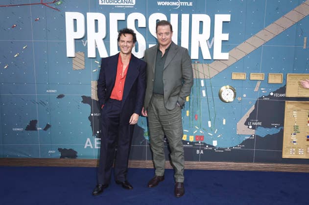 Andrew Scott und Brendan Fraser bei der Premiere des Kinofilms Pressure im Odeon Luxe Leicester Square. London, 01.09.2026 *** Andrew Scott and Brendan Fraser at the premiere of the movie *Pressure* at the Odeon Luxe Leicester Square in London, September 1, 2026 Foto:xS.xVasx xFuturexImagex pressure_6970