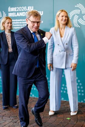 Johann Wadephul (CDU), Federal Minister of Foreign Affairs, attends the Gymnich meeting of EU foreign ministers. Pictured here with the High Representative for Foreign Affairs and Security Policy, Kaja Kalla, and the Minister of Foreign Affairs of Ireland, Helen McEntee of Wicklow, September 2, 2026. Photographed on behalf of the Federal Foreign Office, Wicklow, Ireland Copyright: xThomasxImox