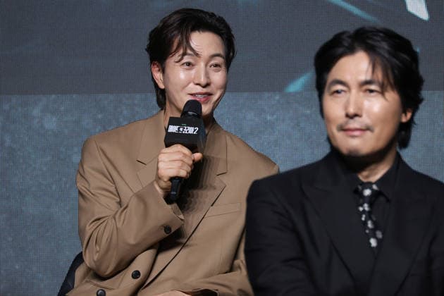 Made in Korea Season 2 press conference in Seoul South Korean actor Jung Sung-il speaks during a news conference for the Disney+ original series Made in Korea Season 2 at the Conrad Seoul hotel in Seoul, South Korea, on September 02, 2026. Seoul South Korea  Copyright: xMatrixxImagesx xJungxUi-Chelx