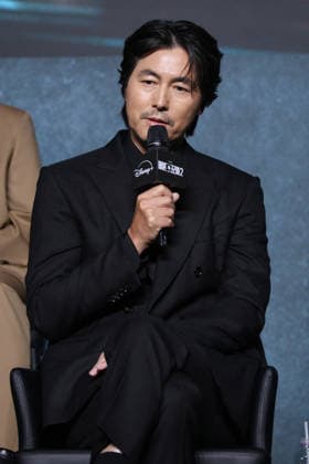Made in Korea Season 2 press conference in Seoul South Korean actor Jung Woo-sung speaks during a news conference for the Disney+ original series Made in Korea Season 2 at the Conrad Seoul hotel in Seoul, South Korea, on September 02, 2026. Seoul South Korea  Copyright: xMatrixxImagesx xJungxUi-Chelx
