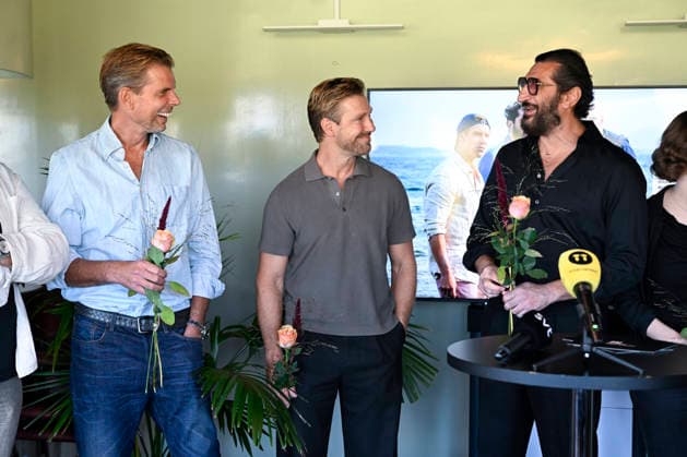 STOCKHOLM, SWEDEN 20260902 The film Artipelag will be Sweden’s Oscar entry for 2027. Director Alex Schulman and actors Linus Wahlgren and Fares Fares during a press conference at the film house. STOCKHOLM, SWEDEN x10070x  Copyright: xJessicaxGow TTx SVERIGES OSCARSBIGRAG eXM41fj7fL8