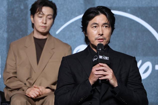 Made in Korea Season 2 press conference in Seoul South Korean actor Jung Woo-sung speaks during a news conference for the Disney+ original series Made in Korea Season 2 at the Conrad Seoul hotel in Seoul, South Korea, on September 02, 2026. Seoul South Korea  Copyright: xMatrixxImagesx xJungxUi-Chelx