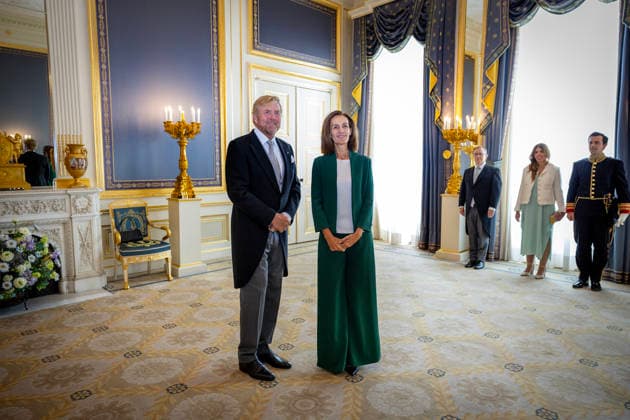 02-09-2026 Palace King Willem-Alexander during a meeting with the ambassador of the Algeria, M.A. Gasmi, at palace Noordeinde in The Hague. Â  Copyright: xPPEx