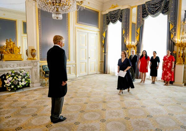 02-09-2026 Palace King Willem-Alexander during a meeting with the ambassador of Spain, C. Robles Cartes, at palace Noordeinde in The Hague. Â  Copyright: xPPEx