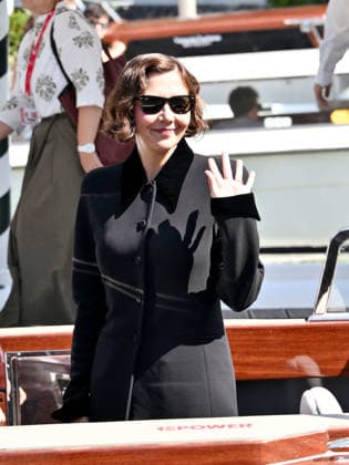 IPA88024397 - Venice, 83rd Venice International Film Festival 2026 - Day 1 - Arrivals at the Excelsior Hotel pier - Pictured: Maggie Gyllenhaal  Copyright: xSimonexComix xPoolxPhotoxEventsx08x 88024397