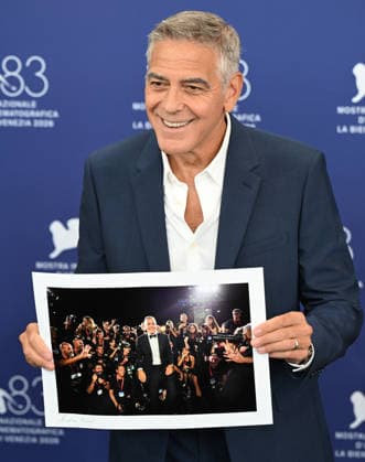 George Clooney attends Golden Lion for Lifetime Achievement photocall during 83rd Venice International Film Festival Featuring: George Clooney Where: Venice, Italy When: 02 Sep 2026 Credit: Cover Images EDITORIAL USE ONLY. NOT FOR USE BY NEWSPAPERS BASED IN THE UK. Copyright: xx coverimg55966546
