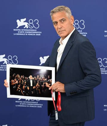 George Clooney attends Golden Lion for Lifetime Achievement photocall during 83rd Venice International Film Festival Featuring: George Clooney Where: Venice, Italy When: 02 Sep 2026 Credit: Cover Images EDITORIAL USE ONLY. NOT FOR USE BY NEWSPAPERS BASED IN THE UK. Copyright: xx coverimg55966549