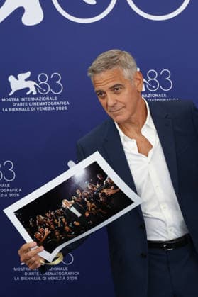 Venise 2026 George Clooney Photocall NB George Clooney at the photocall for Golden Lion for Lifetime Achievement as part of the 83th Venice International Film Festival at the Lido in Venice, Italy on September 02, 2025. Photo by Nasser Berzane ABACAPRESS.COM Venise  Copyright: xBerzanexNasser ABACAx