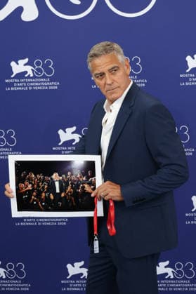 Venise 2026 George Clooney Photocall NB George Clooney at the photocall for Golden Lion for Lifetime Achievement as part of the 83th Venice International Film Festival at the Lido in Venice, Italy on September 02, 2025. Photo by Nasser Berzane ABACAPRESS.COM Venise  Copyright: xBerzanexNasser ABACAx
