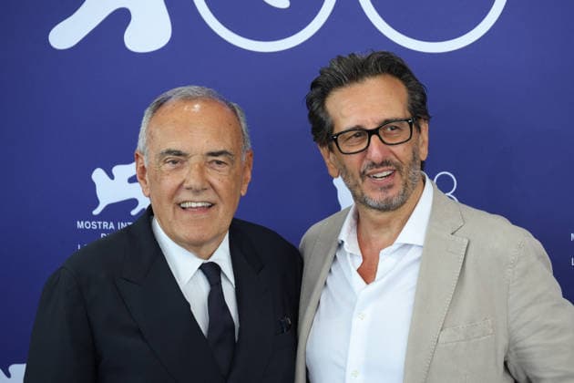 Venise 2026 Photocall NB Alberto Barbera, Daniele Vicari attends Jury Photocall as part of the 83th Venice International Film Festival at the Lido in Venice, Italy on September 02, 2025. Photo by Nasser Berzane ABACAPRESS.COM Venise  Copyright: xBerzanexNasser ABACAx