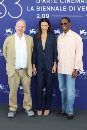 Venise 2026 Photocall NB Ted Hope, Carolina Cavalli, Akinola Davies Jr. attends Jury Photocall as part of the 83th Venice International Film Festival at the Lido in Venice, Italy on September 02, 2025. Photo by Nasser Berzane ABACAPRESS.COM Venise  Copyright: xBerzanexNasser ABACAx