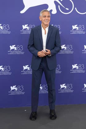 George Clooney at a photo call marking the presentation of the Golden Lion for Lifetime Achievement at the 2026 Venice Biennale—the 83rd Venice International Film Festival—at the Palazzo del Casino in Venice, September 2, 2026 Foto:xD.xBedrosianx xFuturexImagex clooney_6903