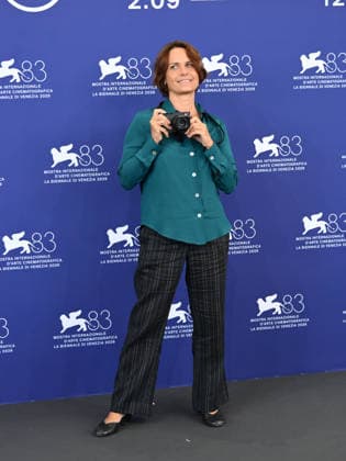 IPA88028056 - Venice, 83rd Venice International Film Festival 2026 - Day 1 - Photocall for La Ragazza Con La Leica (The Girl With The Leica) Photocall - Pictured: Alina Marazzi  Copyright: xAlbertoxTerenghix xPoolxPhotoxEventsx08x 88028056