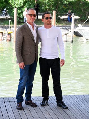 IPA88028811 - Venice, 83rd Venice International Film Festival 2026 Day 1 Arrivals at the pier. Pictured: Guy Pearce, Jack O™Connell  Copyright: xManuelexMangiarottix xPoolxPhotoxEventsx08x 88028811