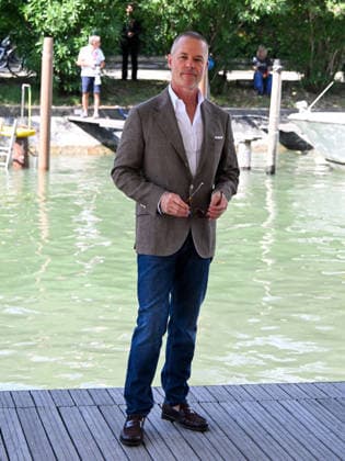 IPA88028816 - Venice, 83rd Venice International Film Festival 2026 Day 1 Arrivals at the pier. Pictured: Guy Pearce  Copyright: xManuelexMangiarottix xPoolxPhotoxEventsx08x 88028816